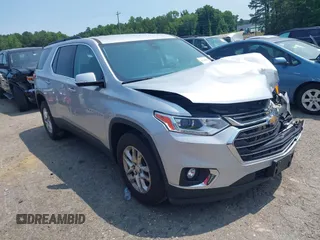 2020 Chevrolet Traverse LT Cloth with VIN 1GNEVGKW7LJ273511, listed as a IAAI auction lot 42366967 with 60,272 mi miles and . Bid and sale history available at DreamBid. Image 1.
