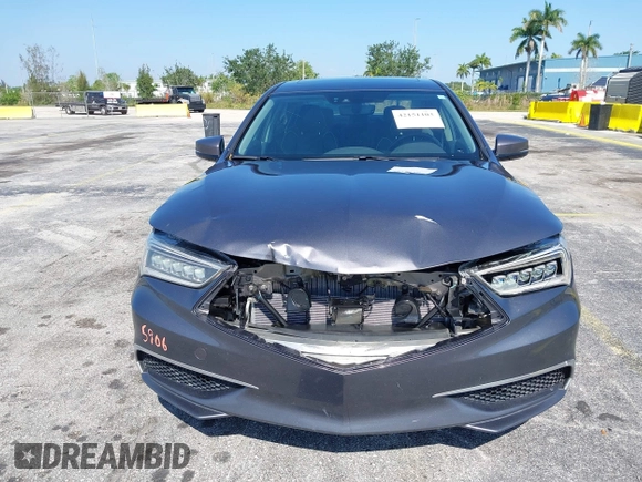 2020 Acura TLX w/Technology Pkg with VIN 19UUB3F4XLA000269, listed as a IAAI auction lot 42151103 with 60,533 mi miles. Bid and sale history available at carsss.com. Image 6.