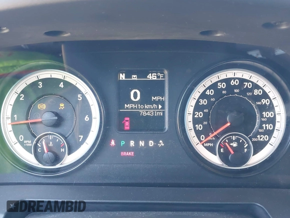 2015 Ram 1500 Big Horn with VIN 1C6RR7LG1FS679912, listed as a IAAI auction lot 41858120 with 78,431 mi miles and . Bid and sale history available at DreamBid. Image 7.