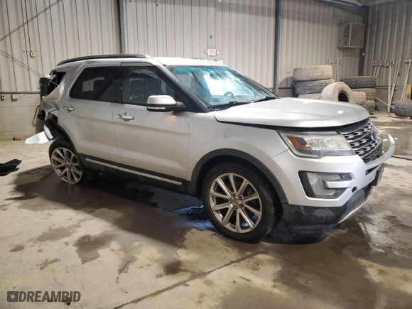 2016 Ford Explorer Limited with VIN 1FM5K8F82GGB98718, listed as a Copart auction lot 88990825 with 0 mi miles and Salvage Title. Bid and sale history available at carsss.com. Image 4.