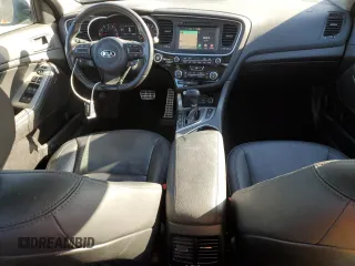 2015 Kia Optima SX Turbo with VIN 5XXGR4A63FG471338, listed as a Copart auction lot 48134875 with 81,358 mi miles and Salvage Title. Bid and sale history available at carsss.com. Image 8.
