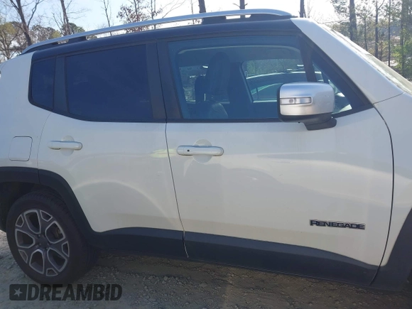 2018 Jeep Renegade Limited with VIN ZACCJBDBXJPG75982, listed as a IAAI auction lot 41917346 with 57,465 mi miles and . Bid and sale history available at DreamBid. Image 13.
