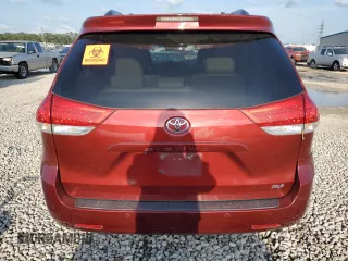 2012 Toyota Sienna XLE AAS with VIN 5TDYK3DC8CS192241, listed as a Copart auction lot 50985055 with Not provided miles and Salvage title. Bid and sale history available at DreamBid. Image 6.
