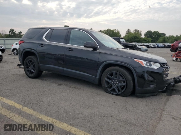2021 Chevrolet Traverse LS with VIN 1GNERFKW4MJ116793, listed as a Copart auction lot 69139824 with 22,483 mi miles and Salvage Title. Bid and sale history available at carsss.com. Image 4.