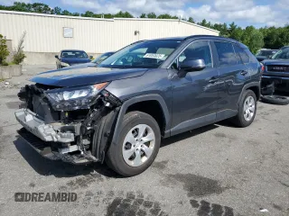 2021 Toyota RAV4 LE with VIN 2T3G1RFV2MC160628, listed as a Copart auction lot 61053025 with 35,511 mi miles and Salvage title. Bid and sale history available at DreamBid. Image 1.