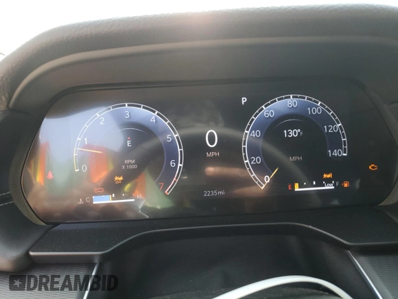 2025 Jeep Grand Cherokee Altitude X with VIN 1C4RJHAG6SC299400, listed as a Copart auction lot 59203595 with 2,235 mi miles and Salvage title. Bid and sale history available at DreamBid. Image 9.