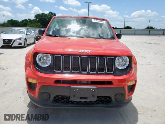 2023 Jeep Renegade Latitude z VIN ZACNJDB13PPP38764, wystawiony jako Copart lot #61810765 z przebiegiem 23 093 mil mil oraz Czysty tytuł • Clean title. Historia ofert i sprzedaży dostępna na DreamBid. Obrazek 5.