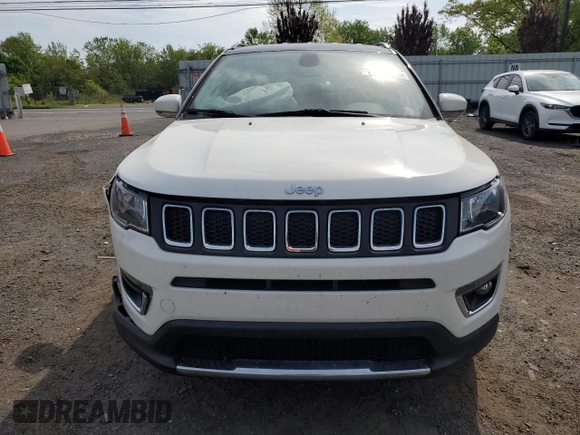 2020 Jeep Compass Limited with VIN 3C4NJDCB3LT216892, listed as a Copart auction lot 56332645 with 34,008 mi miles and Salvage title. Bid and sale history available at DreamBid. Image 5.