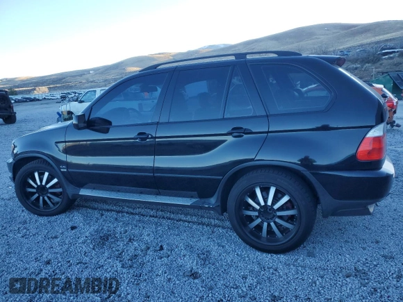 2003 BMW X5 4.4i with VIN 5UXFB33513LH41162, listed as a Copart auction lot 88068285 with 180,466 mi miles and Salvage Title. Bid and sale history available at carsss.com. Image 2.