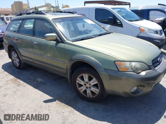 2005 Subaru Outback Limited with VIN 4S4BP62C956334803, listed as a IAAI auction lot 42592507 with 124,071 mi miles and . Bid and sale history available at DreamBid. Image 1.