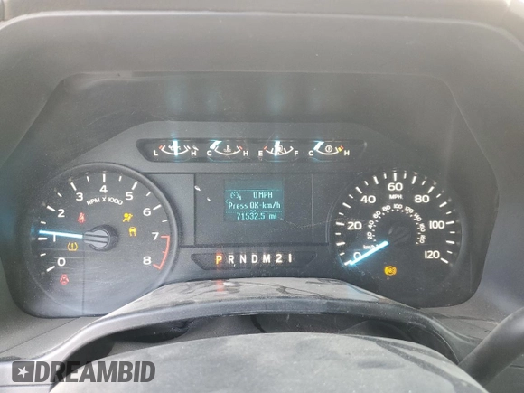 2018 Ford F-150 XL with VIN 1FTEX1EB7JKF16010, listed as a Copart auction lot 60424805 with 71,532 mi miles and Clean title. Bid and sale history available at DreamBid. Image 9.