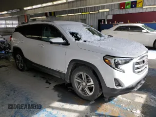 2018 GMC Terrain SLT with VIN 3GKALVEV1JL366202, listed as a Copart auction lot 44376235 with 96,168 mi miles and Salvage Title. Bid and sale history available at carsss.com. Image 4.