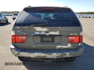 2001 BMW X5 3.0i with VIN WBAFA53511LP21887, listed as a Copart auction lot 47018245 with 0 mi miles and Salvage Title. Bid and sale history available at carsss.com. Image 6.