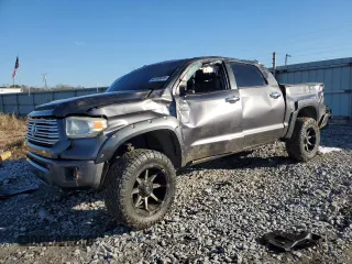 2016 Toyota Tundra Platinum z VIN 5TFGW5F14GX200178, wystawiony jako Copart lot #42109615 z przebiegiem Nie podano mil oraz Szkoda całkowita • Salvage title. Historia ofert i sprzedaży dostępna na DreamBid. Obrazek 1.