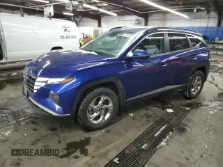 2022 Hyundai Tucson SEL with VIN 5NMJBCAE0NH033663, listed as a Copart auction lot 45242255 with 50,664 mi miles and Salvage Title. Bid and sale history available at carsss.com. Image 1.