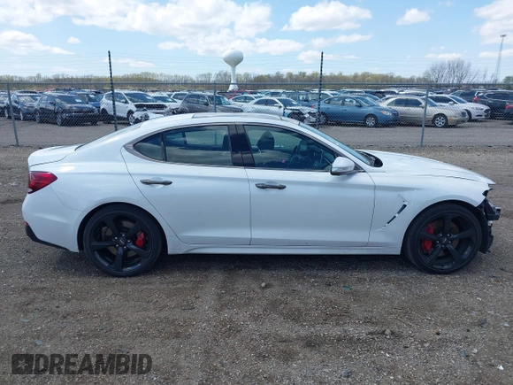 2021 Genesis G70 3.3T with VIN KMTG34LEXMU076278, listed as a IAAI auction lot 41976406 with 44,684 mi miles and . Bid and sale history available at DreamBid. Image 14.
