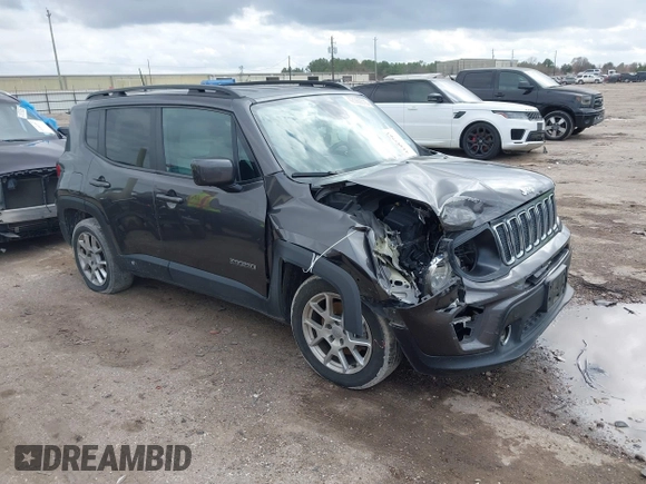 2020 Jeep Renegade Latitude with VIN ZACNJABB6LPL62935, listed as a IAAI auction lot 41487763 with 140,078 mi miles. Bid and sale history available at carsss.com. Image 1.