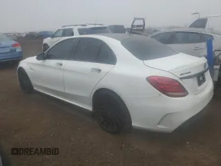 2018 Mercedes-Benz C 63 AMG with VIN 55SWF8GB5JU260006, listed as a Copart auction lot 51618625 with 84,383 mi miles and Salvage title. Bid and sale history available at DreamBid. Image 2.