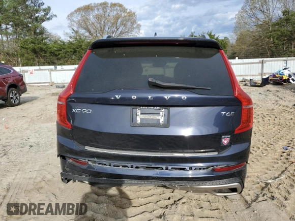 2016 Volvo XC90 T6 Momentum with VIN YV4A22PK6G1028243, listed as a Copart auction lot 51422815 with 100,734 mi miles and Salvage Title. Bid and sale history available at carsss.com. Image 6.