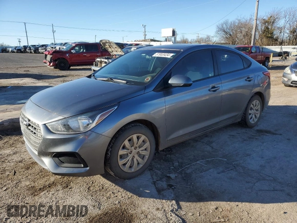2018 Hyundai Accent SEL with VIN 3KPC24A32JE007242, listed as a Copart auction lot 37953434 with 106,653 mi miles. Bid and sale history available at carsss.com. Image 1.
