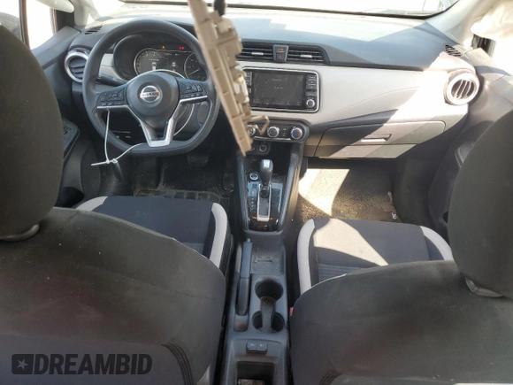 2021 Nissan Versa SV with VIN 3N1CN8EV7ML877940, listed as a Copart auction lot 59793625 with 67,750 mi miles and Salvage title. Bid and sale history available at DreamBid. Image 8.