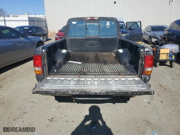 1996 Ford Ranger XL with VIN 1FTCR14A9TPA45557, listed as a Copart auction lot 43921165 with 268,982 mi miles and Salvage Title. Bid and sale history available at carsss.com. Image 6.