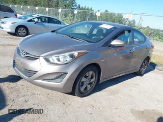 2014 Hyundai Elantra SE with VIN 5NPDH4AE4EH526573, listed as a IAAI auction lot 42443470 with 105,001 mi miles and . Bid and sale history available at DreamBid. Image 2.