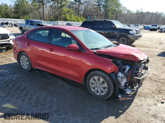 2020 Kia Rio S with VIN 3KPA24AD5LE284583, listed as a Copart auction lot 48487285 with 17,416 mi miles and Salvage Title. Bid and sale history available at DreamBid. Image 4.