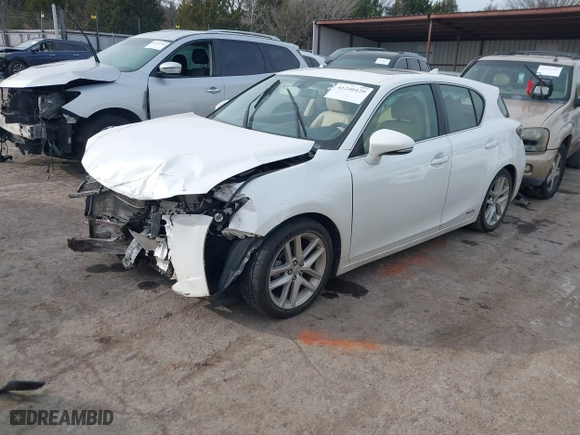 2015 Lexus CT 200h Hybrid with VIN JTHKD5BH1F2219266, listed as a IAAI auction lot 41240429 with 1 mi miles. Bid and sale history available at carsss.com. Image 17.