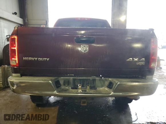 2005 Dodge 2500 SLT z VIN 3D7KS28D95G705457, wystawiony jako Copart lot #47731045 z przebiegiem 124 560 mil mil oraz Szkoda całkowita • Salvage title. Historia ofert i sprzedaży dostępna na DreamBid. Obrazek 6.