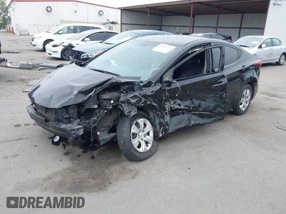 2016 Hyundai Elantra SE with VIN 5NPDH4AE0GH749471, listed as a IAAI auction lot 42453740 with 90,927 mi miles and . Bid and sale history available at DreamBid. Image 2.