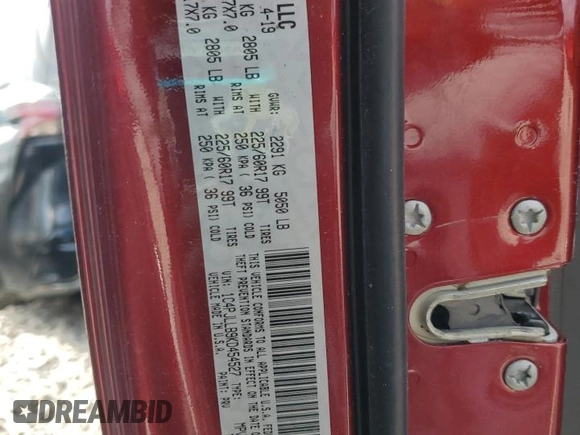 2019 Jeep Cherokee Latitude Plus z VIN 1C4PJLLB9KD454527, wystawiony jako Copart lot #50931235 z przebiegiem 108 543 mil mil oraz Szkoda całkowita • Salvage title. Historia ofert i sprzedaży dostępna na DreamBid. Obrazek 13.