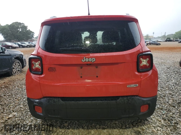 2016 Jeep Renegade Latitude with VIN ZACCJABT6GPE36959, listed as a Copart auction lot 55199815 with 94,660 mi miles and Clean Title. Bid and sale history available at DreamBid. Image 6.