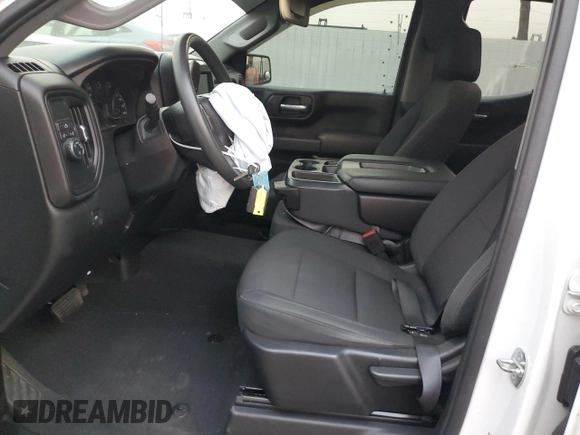 2021 Chevrolet Silverado 1500 Custom with VIN 1GCRWBEH9MZ122437, listed as a Copart auction lot 86158574 with 31,865 mi miles and Salvage Title. Bid and sale history available at DreamBid. Image 7.