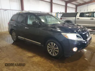 2013 Nissan Pathfinder Platinum with VIN 5N1AR2MM5DC637162, listed as a Copart auction lot 62427595 with 167,130 mi miles and Salvage title. Bid and sale history available at DreamBid. Image 4.