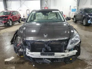 2014 Hyundai Equus Signature with VIN KMHGH4JH6EU082783, listed as a Copart auction lot 46355515 with 108,619 mi miles and Salvage Title. Bid and sale history available at DreamBid. Image 5.