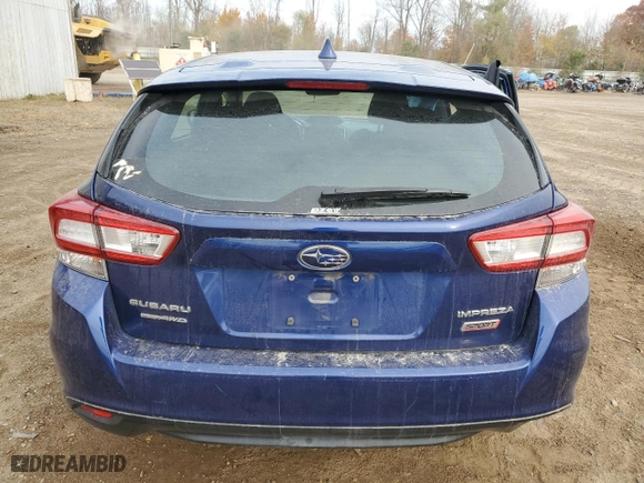 2017 Subaru Impreza Sport with VIN 4S3GTAL69H1723752, listed as a Copart auction lot 77098924 with 65,209 mi miles and Clean Title. Bid and sale history available at carsss.com. Image 6.