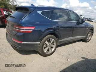 2023 Genesis GV80 with VIN KMUHBDSB3PU121883, listed as a Copart auction lot 43730985 with 45,481 mi miles and Non repairable. Bid and sale history available at DreamBid. Image 3.
