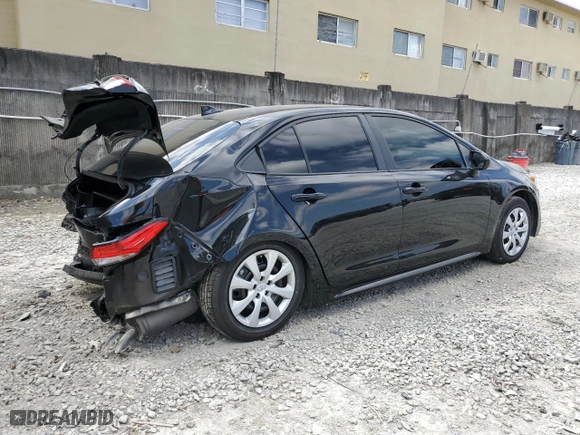 2024 Toyota Corolla LE with VIN 5YFB4MDE9RP154591, listed as a Copart auction lot 49074695 with 45,366 mi miles and Non Repairable. Bid and sale history available at carsss.com. Image 3.