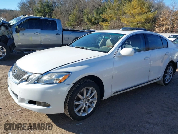 2007 Lexus GS 350 with VIN JTHCE96S770004227, listed as a IAAI auction lot 41645538 with 123,784 mi miles. Bid and sale history available at carsss.com. Image 2.