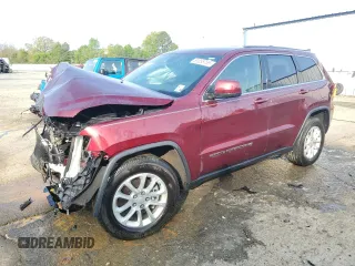 2022 Jeep Grand Cherokee Laredo X z VIN 1C4RJEAG9NC154158, wystawiony jako Copart lot #51055755 z przebiegiem 20 657 mil mil oraz Szkoda całkowita • Salvage title. Historia ofert i sprzedaży dostępna na DreamBid. Obrazek 1.