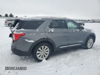 2021 Ford Explorer Limited with VIN 1FM5K8FW8MNA11701, listed as a Copart auction lot 43829775 with 64,278 mi miles and Salvage Title. Bid and sale history available at carsss.com. Image 3.