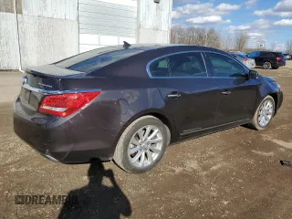 2014 Buick LaCrosse Leather with VIN 1G4GB5G30EF139650, listed as a Copart auction lot 42395634 with 198,796 mi miles and Salvage Title. Bid and sale history available at carsss.com. Image 3.