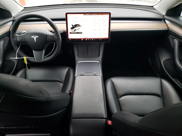 2022 Tesla Model 3 z VIN 5YJ3E1EAXNF118748, wystawiony jako Copart lot #43690075 z przebiegiem 52 494 mil mil oraz Szkoda całkowita • Salvage title. Historia ofert i sprzedaży dostępna na DreamBid. Obrazek 8.