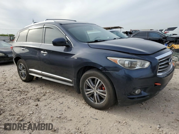 2015 Infiniti QX60 with VIN 5N1AL0MM4FC531245, listed as a Copart auction lot 49569695 with 205,253 mi miles and Salvage title. Bid and sale history available at DreamBid. Image 4.