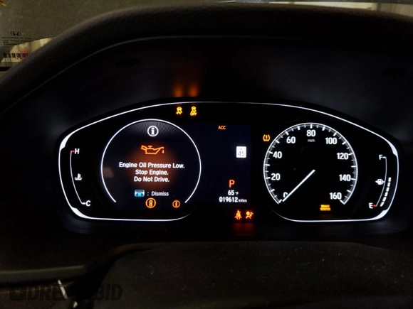2018 Honda Accord EX with VIN 1HGCV1F46JA122924, listed as a Copart auction lot 54562375 with 19,612 mi miles and Non Repairable. Bid and sale history available at DreamBid. Image 9.