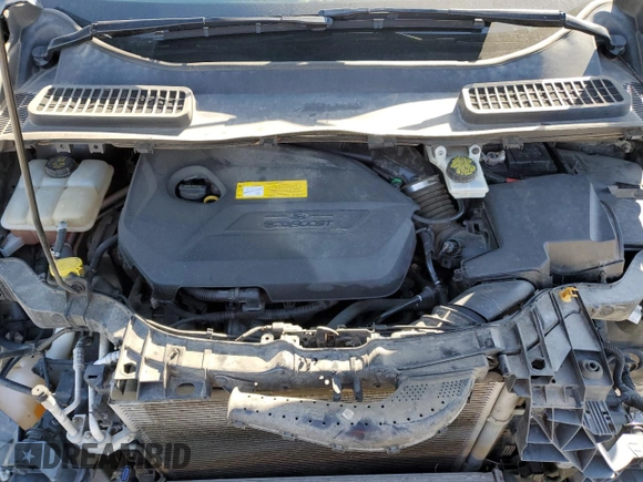 2016 Ford Escape Titanium with VIN 1FMCU0JX5GUB95220, listed as a Copart auction lot 48176575 with 121,210 mi miles and Salvage Title. Bid and sale history available at carsss.com. Image 12.