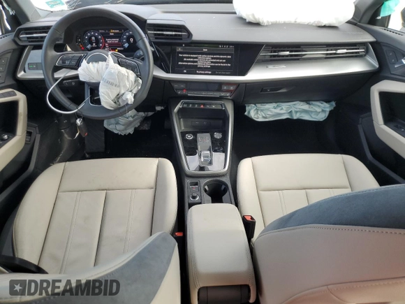 2022 Audi A3 Premium with VIN WAUAUDGY8NA076706, listed as a Copart auction lot 82252353 with 3,031 mi miles. Bid and sale history available at carsss.com. Image 8.