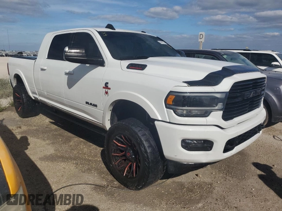 2020 Ram 2500 Laramie with VIN 3C6UR5NL7LG275265, listed as a Copart auction lot 80437784 with 37,882 mi miles and Non Repairable. Bid and sale history available at carsss.com. Image 4.