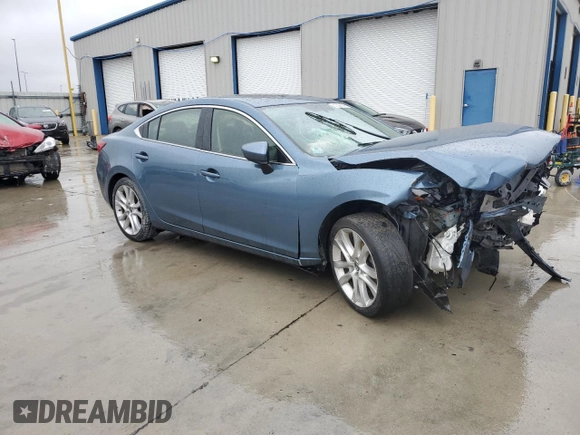 2015 Mazda 6 i Touring with VIN JM1GJ1V51F1193395, listed as a Copart auction lot 51529765 with Not Provided miles and Salvage Title. Bid and sale history available at DreamBid. Image 4.